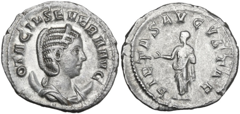 Otacilia Severa, wife of Philip I (244-249). AR Antoninianus, Rome mint, 248-249...