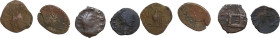 The Roman Empire. Lot of 4 unclassified BI antoniniani of the 3rd century. BI. About VF:Good F:F.