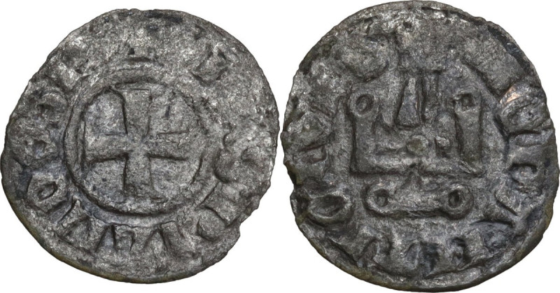Frankish Greece, Achaea. Philippe de Taranto (1294-1313). BI Denier, Crusader St...