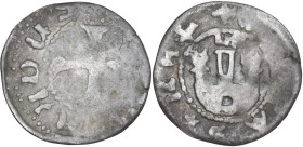 Genoese Colonies. Chios, La Maona. AR Quarter of Gigliato, 1430-1466. Schl. pl. XIV, 22,23,24,26; Lunardi S14,16,28. AG. 0.57 g. 15.50 mm. RR. Very ra...