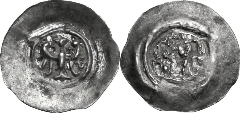 Germany. Friedrich II (1215-1250). AR Pfennig, Offenburg mint. cf. Münzhandlung ...