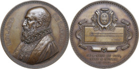 Germany. Orlando di Lasso (c. 1532-1594). AE Medal, struck under Ludwig I of Bavaria (1825-1848). Obv. Bust right. Rev. Inscription on an ornamented t...