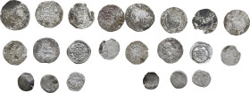 Hungary. Lot of 11 unclassified AR denominations from the Arpads to the Habsburgs. AR. About VF:Good F:F.