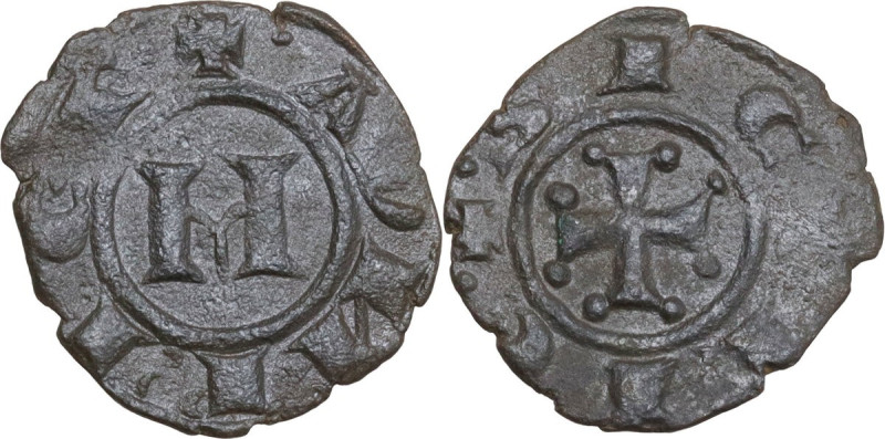 Italy. Manfredi (1258-1266). BI Denar, Kingdom of Sicily, Messina mint. Sp. 204....