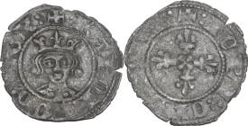 Italy. Carlo II d'Angio (1285-1309). BI Denaro regale, Naples mint. P/R 4; MIR (Napoli) 25. MI. 0.75 g. 18.00 mm. Scarce. BB+.