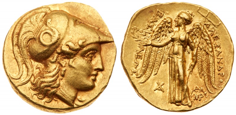 Kingdom of Macedon, Alexander III, The Great, Gold Stater (8.55 g, 1h), 336-323 ...
