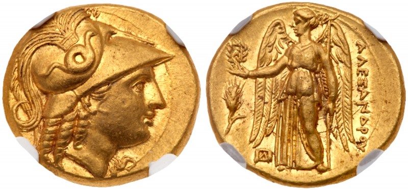 Macedonian Kingdom. Alexander III the Great. Gold Stater (8.55 g), 336-323 BC. A...