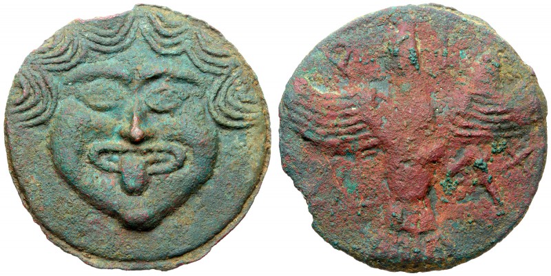 Skythia, Olbia. Cast &AElig; (70mm, 102.06 g), ca. 437-410 BC. Arix&hellip;, mag...