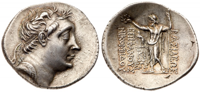 Bithynian Kingdom. Nikomedes III Euergetes. Silver Tetradrachm (16.62 g), ca. 12...