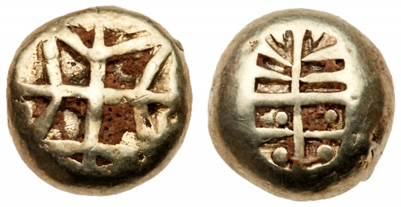 Ionia, Uncertain mint. Electrum Trite (4.67 g), ca. 625-600 BC. Lydo-Milesian st...
