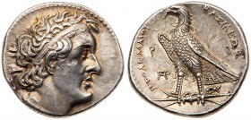 Kingdom of Egypt, Ptolemy I, Silver Tetradrachm (14.29 g, 12h), 305-282 BC. Mint of Alexandria, from 294 B.C. Diademed head facing right, a small &Del...