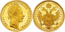 Franz Joseph I., 1 Dukat 1863, A, Vienna