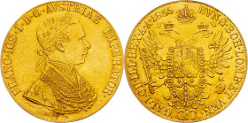 Franz Joseph I., 4 Dukat 1855, Vienna