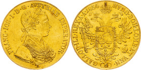 Franz Joseph I., 4 Dukat 1856, Vienna