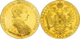 Franz Joseph I., 4 Dukat 1858, Vienna
