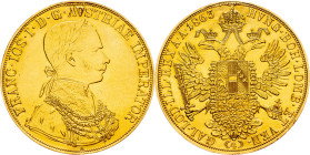 Franz Joseph I., 4 Dukat 1863, Vienna