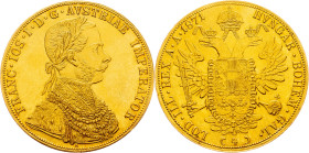 Franz Joseph I., 4 Dukat 1871, Vienna
