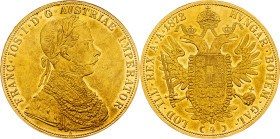 Franz Joseph I., 4 Dukat 1872, Vienna