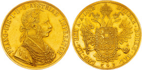 Franz Joseph I., 4 Dukat 1882, Vienna