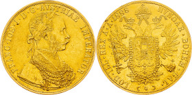 Franz Joseph I., 4 Dukat 1888, Vienna