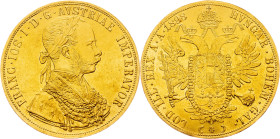 Franz Joseph I., 4 Dukat 1898, Vienna