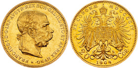 Franz Joseph I., 20 Krone 1904, Vienna
