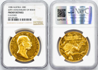 Franz Joseph I., 100 Krone 1908, Vienna