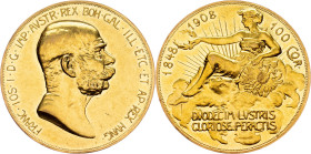 Franz Joseph I., 100 Krone 1908, Vienna