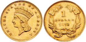 Federal republic, 1 Dollar 1873, Philadelphia