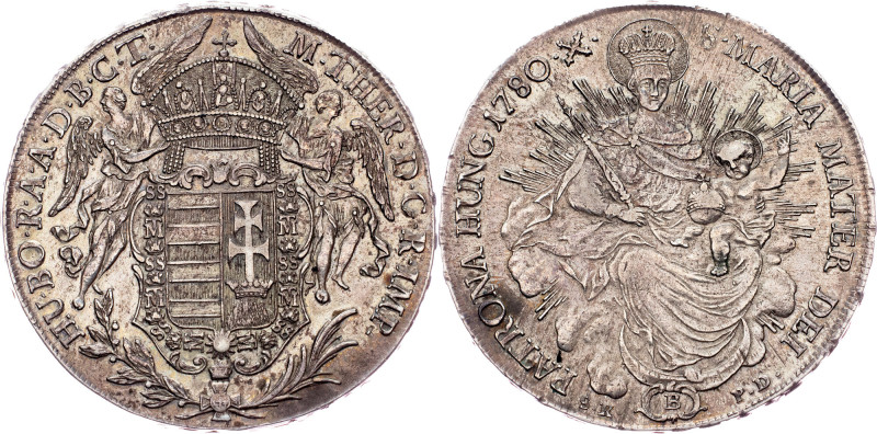 Maria Theresia, 1 Thaler 1780, B/S.K.-P.D. Austria-Hungary, Maria Theresia, 1 Th...