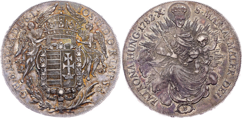 Joseph II., 1 Thaler 1782, B, Kremnitz Austria-Hungary, Joseph II., 1 Thaler 178...