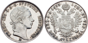Franz Joseph I., 1 Lira 1853, M, Milan
