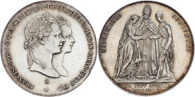 Franz Joseph I., 1 Gulden 1854, Vienna