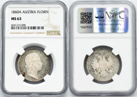 Franz Joseph I., 1 Gulden 1860, A, Vienna