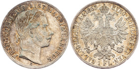 Franz Joseph I., 1 Gulden 1863, A, Vienna