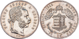 Franz Joseph I., 1 Forint 1868, KB, Kremnitz
