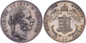 Franz Joseph I., 1 Forint 1869, KB, Kremnitz