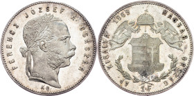 Franz Joseph I., 1 Forint 1869, KB, Kremnitz