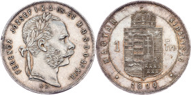 Franz Joseph I., 1 Forint 1870, KB, Kremnitz