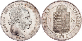 Franz Joseph I., 1 Forint 1871, KB, Kremnitz