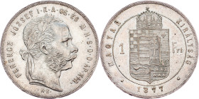 Franz Joseph I., 1 Forint 1877, KB, Kremnitz