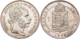 Franz Joseph I., 1 Forint 1878, KB, Kremnitz