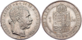 Franz Joseph I., 1 Forint 1880, KB, Kremnitz