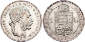 Franz Joseph I., 1 Forint 1881, KB, Kremnitz