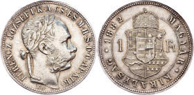 Franz Joseph I., 1 Forint 1882, KB, Kremnitz