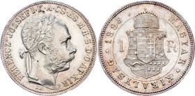 Franz Joseph I., 1 Forint 1885, KB, Kremnitz
