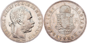 Franz Joseph I., 1 Forint 1886, KB, Kremnitz