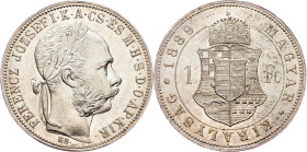 Franz Joseph I., 1 Forint 1889, KB, Kremnitz