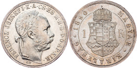 Franz Joseph I., 1 Forint 1890, KB, Kremnitz