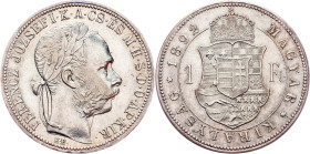Franz Joseph I., 1 Forint 1892, KB, Kremnitz